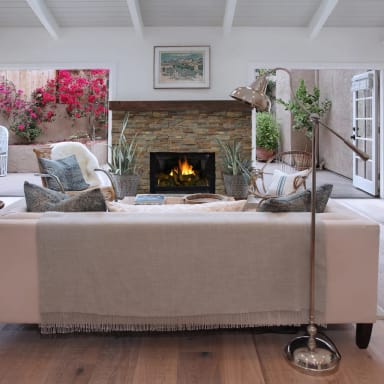 MSI Gold Rush Slate Splitface Indoor Firplace