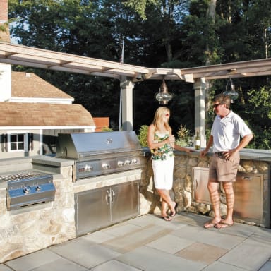 Patio and Outdoor Kitchen