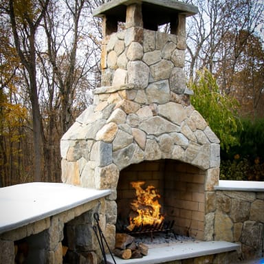 Outdoor Fireplace
