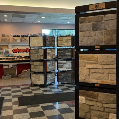 Stone Veneer Displays