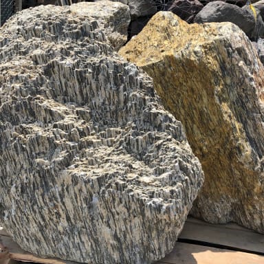 Wooden Stone Boulders - Large
