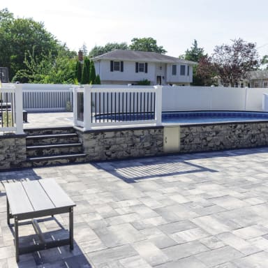 Stone Ridge XL Graphite Pearl Blend Patio, Pool, and Wall