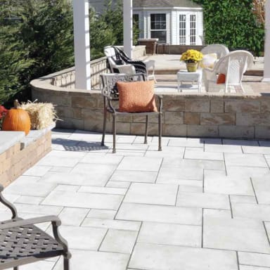 Versailles Travertine Pavers Marble Blend