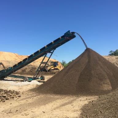 We carry topsoil, fill materials, and soil amendments, compost, ball diamond infield mix