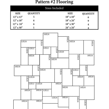 Bluestone Flooring Pattern Version 2