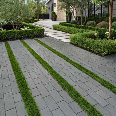 Techo-Bloc Linea Paver Shale Grey Large Driveway