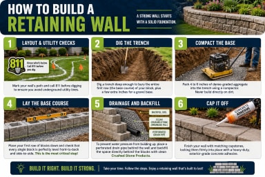 How to build a retaining wall