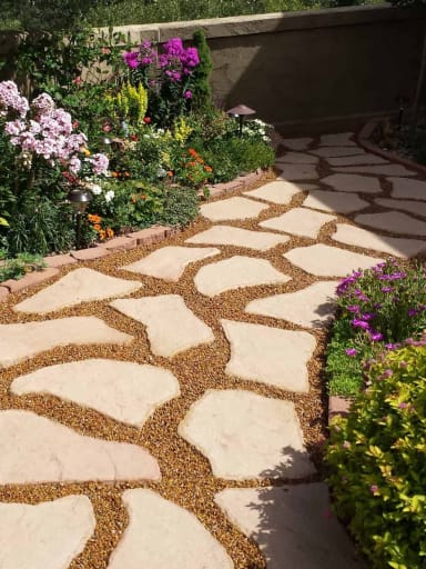 Gravel-Loc Walkway Application