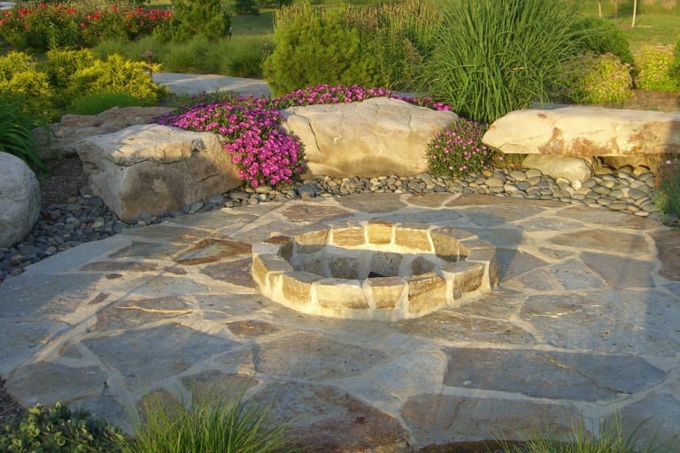 Natural Stone Fire Pit