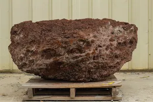 Red Lava Rock Boulder