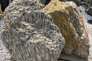 Wooden Stone Boulders - Large