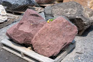Autumn Red Boulders