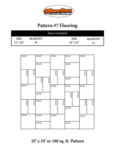 Bluestone Flooring Pattern Version 7