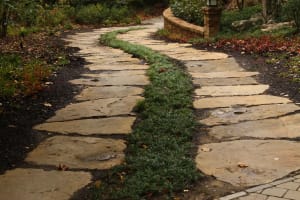 Champlain Stone South Bay Quartzite Ribbon Driveway