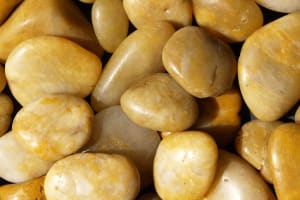 Yellow Polished Pebbles