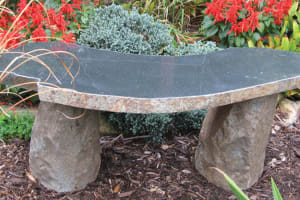 Curved Garden Bench