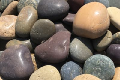Beach Pebbles Mexican Beach Pebbles Polished Pebbles Massage Stones Smooth Stones Exotic Pebbles