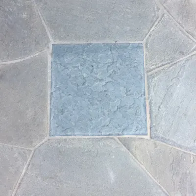 Irregular Bluestone Patio Irregular Bluestone Patio