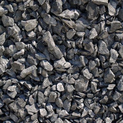 number 7 stone, blue grey stone