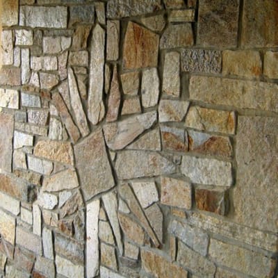 Irregular Flagstone Fireplace Wall Irregular Flagstone Fireplace Wall