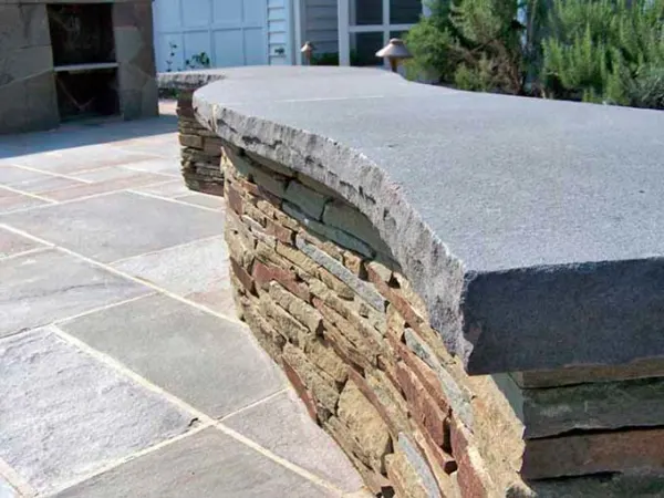 Custom Bluestone Radius Treads