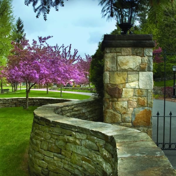 South Bay Quartzite Driveway Pillar
