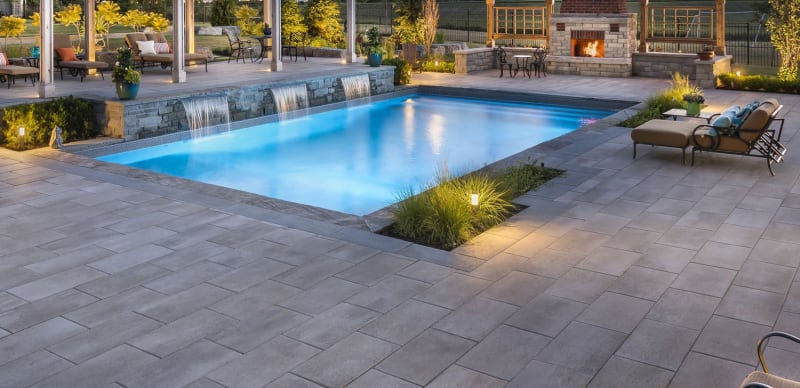 Poolside Patio using Alliance Gator Jointing Material 