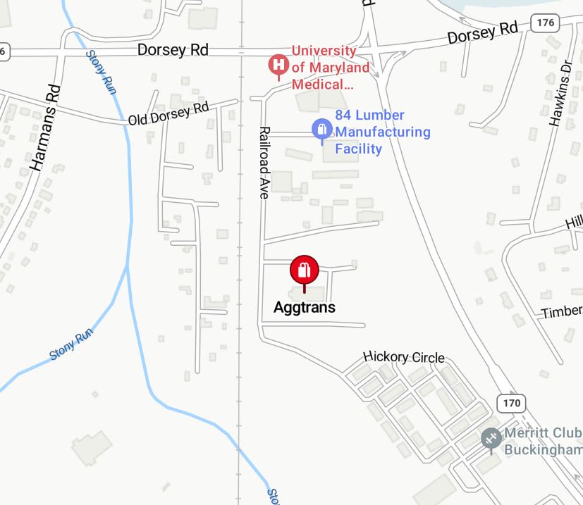 Map to Aggtrans in Harmans, MD Map to Aggtrans in Harmans, MD