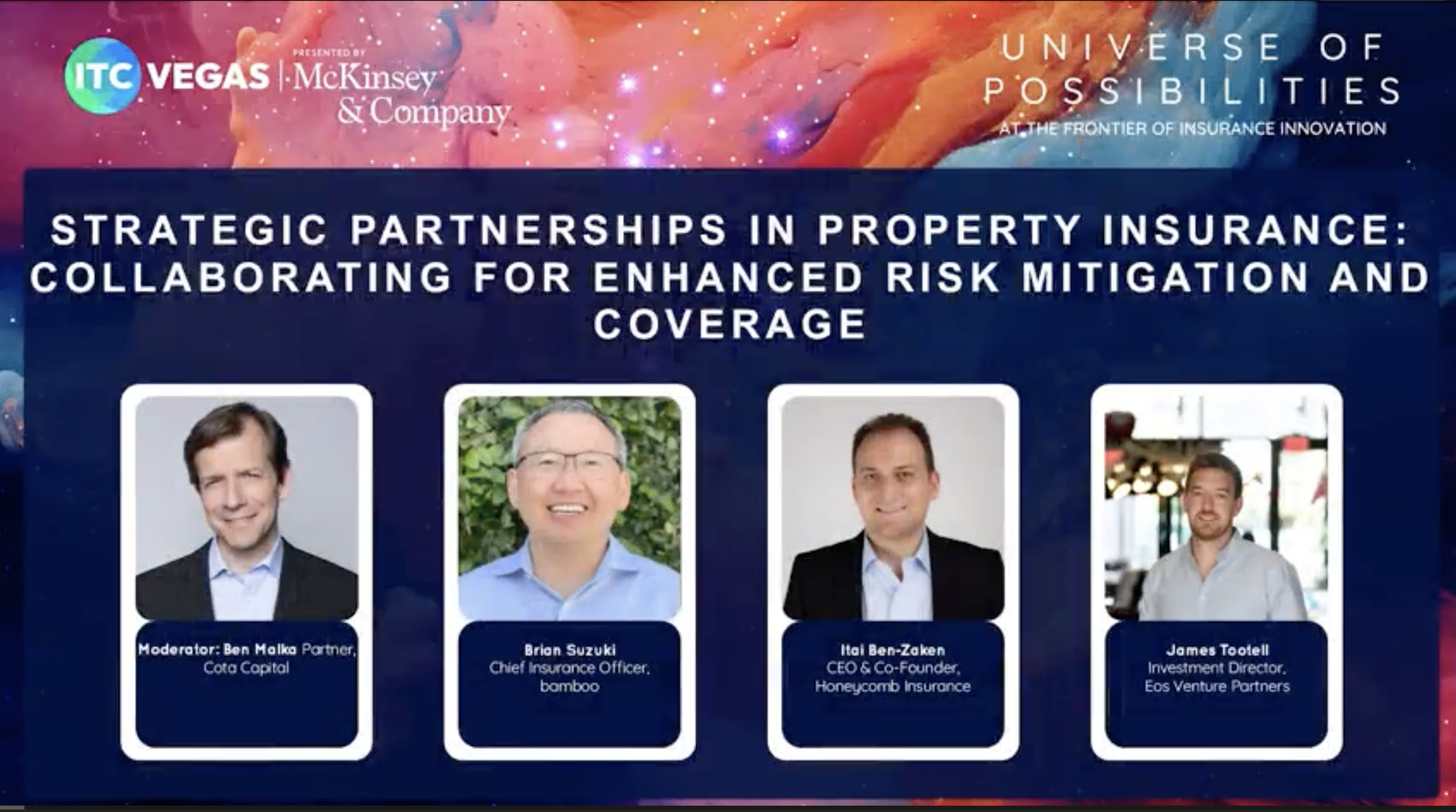 ITC Vegas 2025 with Honeycomb Insurance's CEO, Itai Ben-Zaken