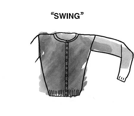 Cardigan "le Swing"