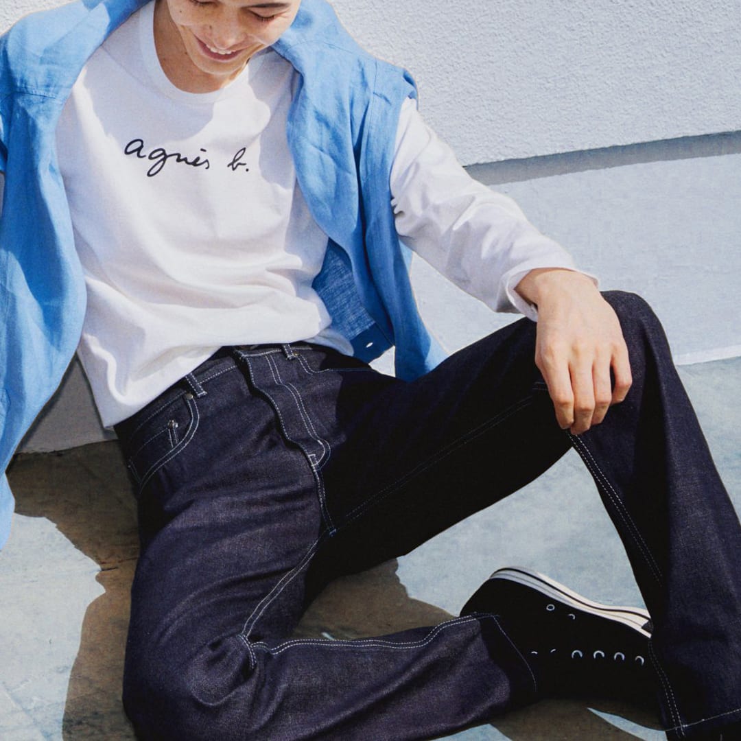 agnès b. men denim