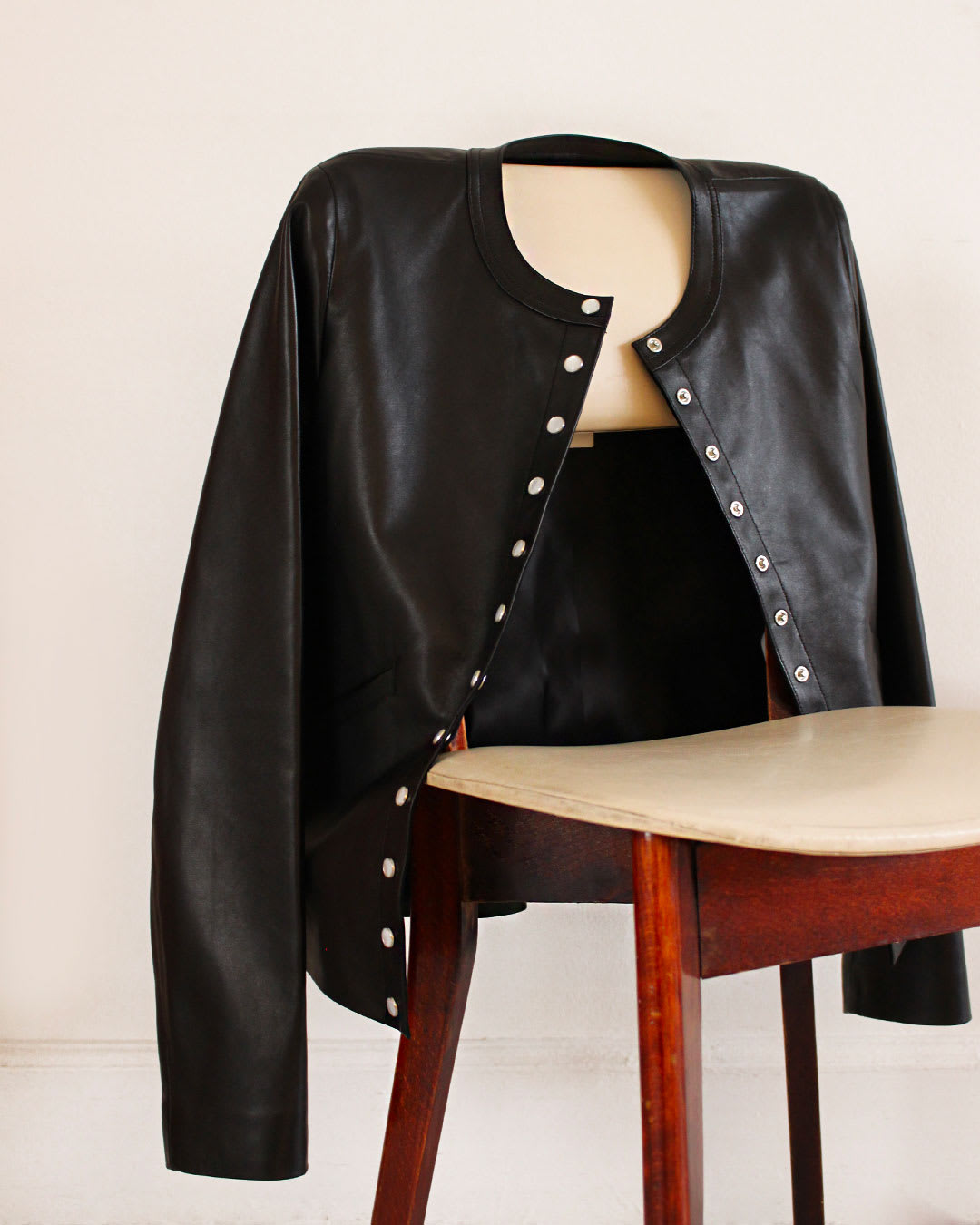 leather cardigan for women