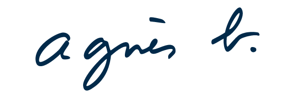 agnès b. signature