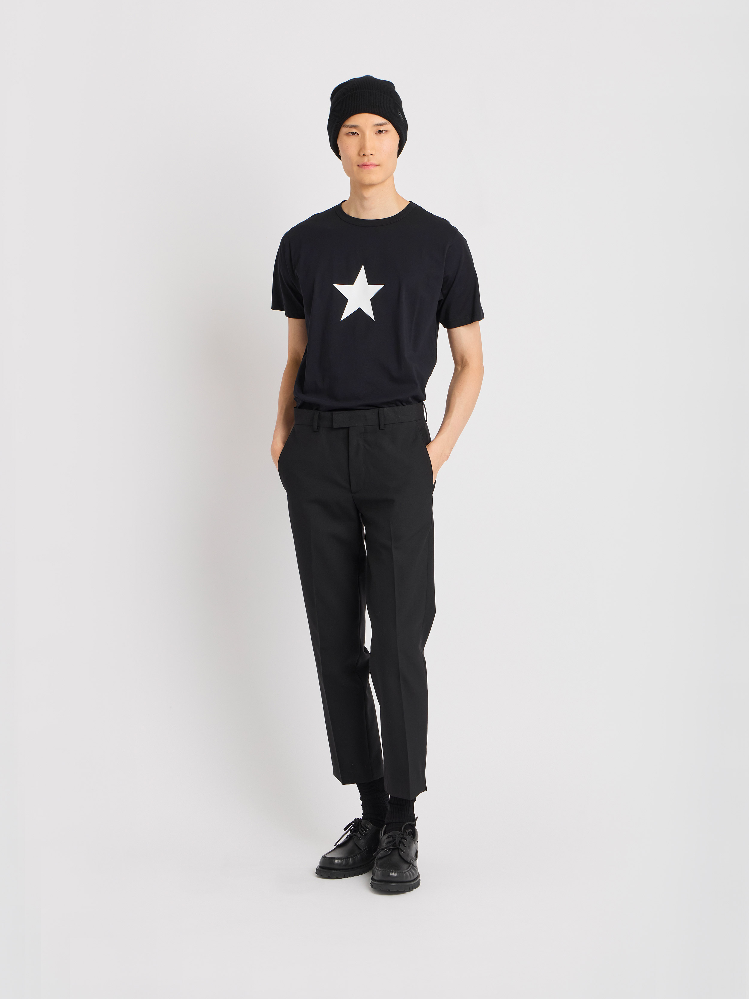 black woollen Jam trousers