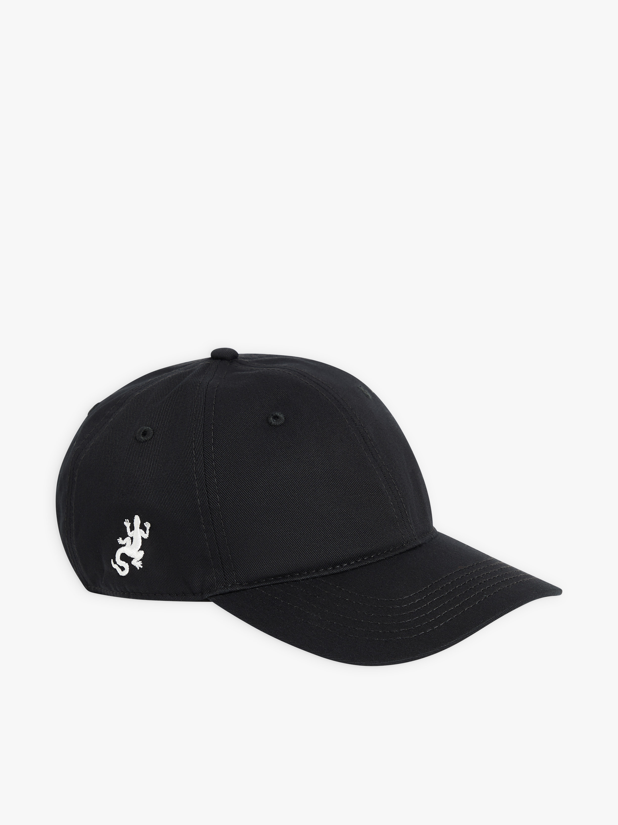 casquette noire l&eacute;zard