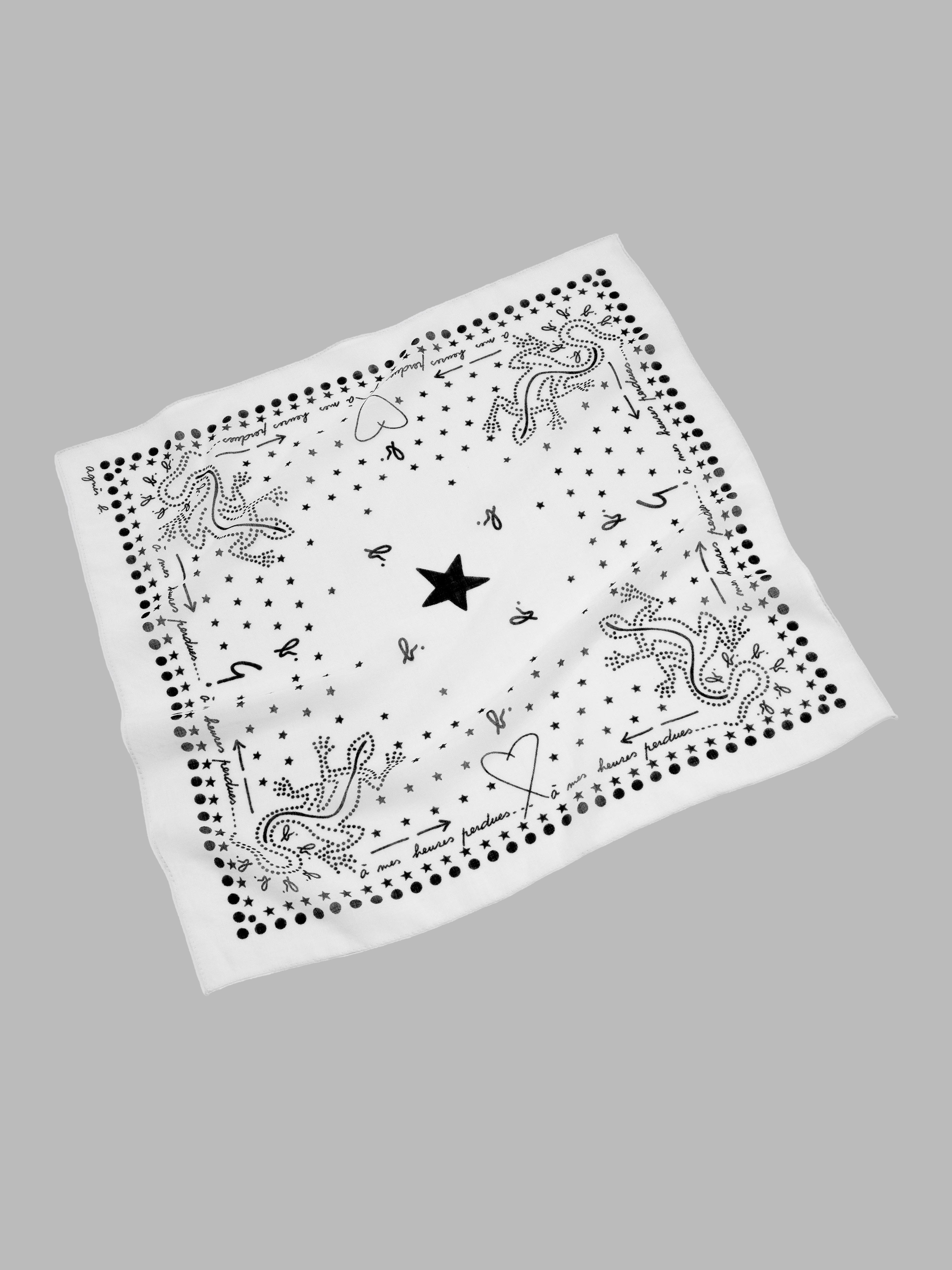 bandana logo blanc