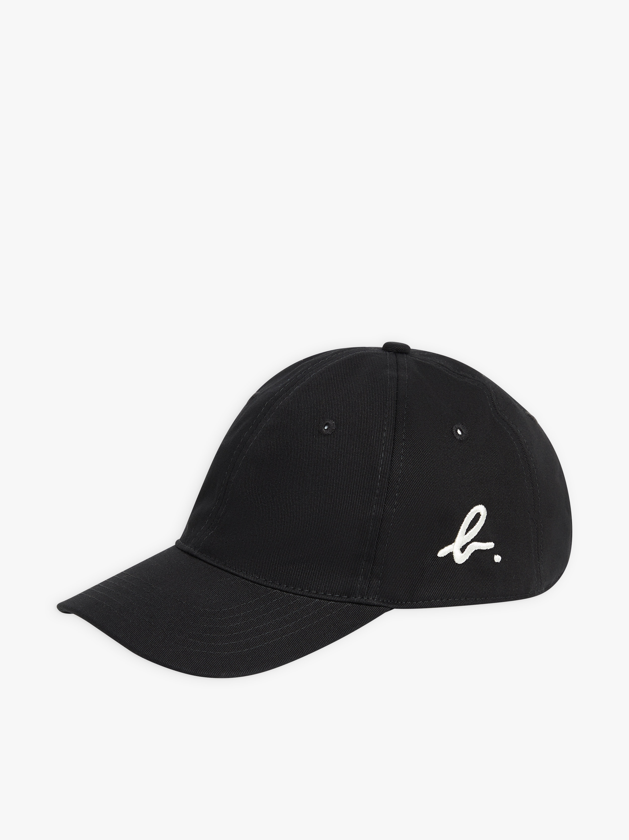 casquette brod&eacute;e "b." noire