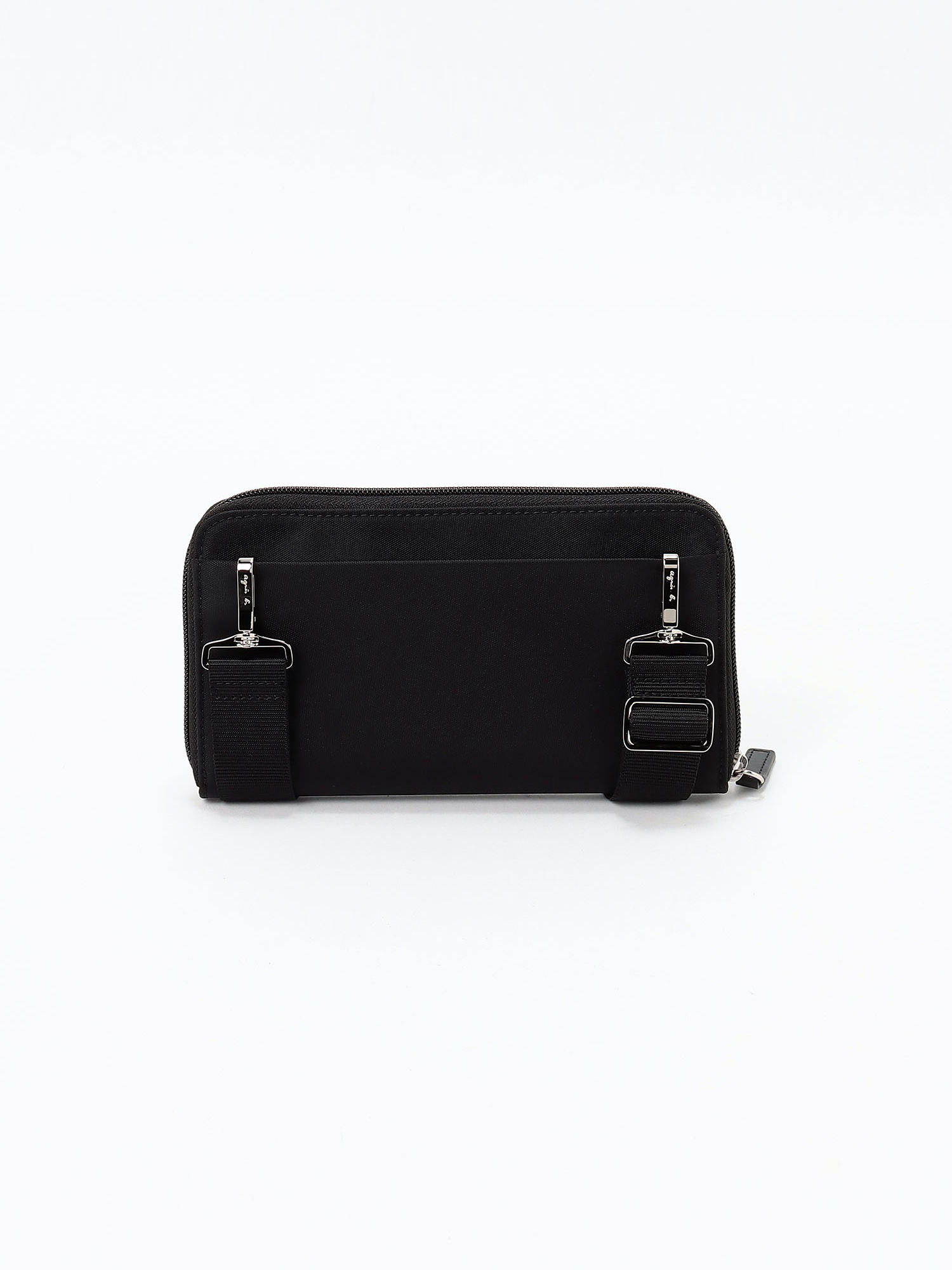 black utilitarian nylon pouch