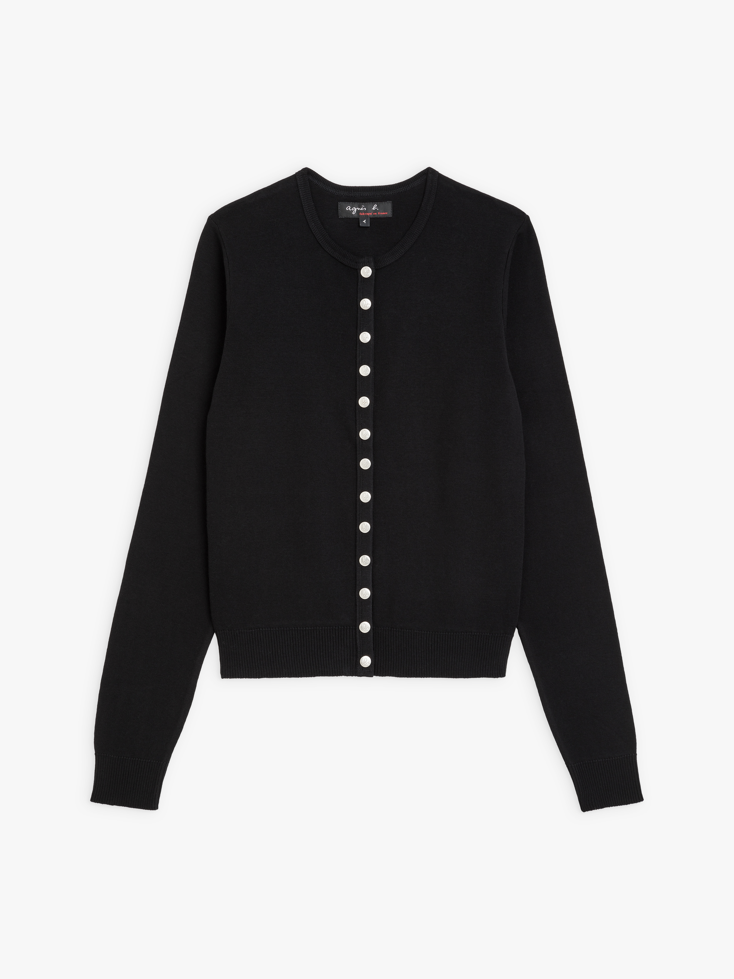 black Swing long-sleeve cardigan