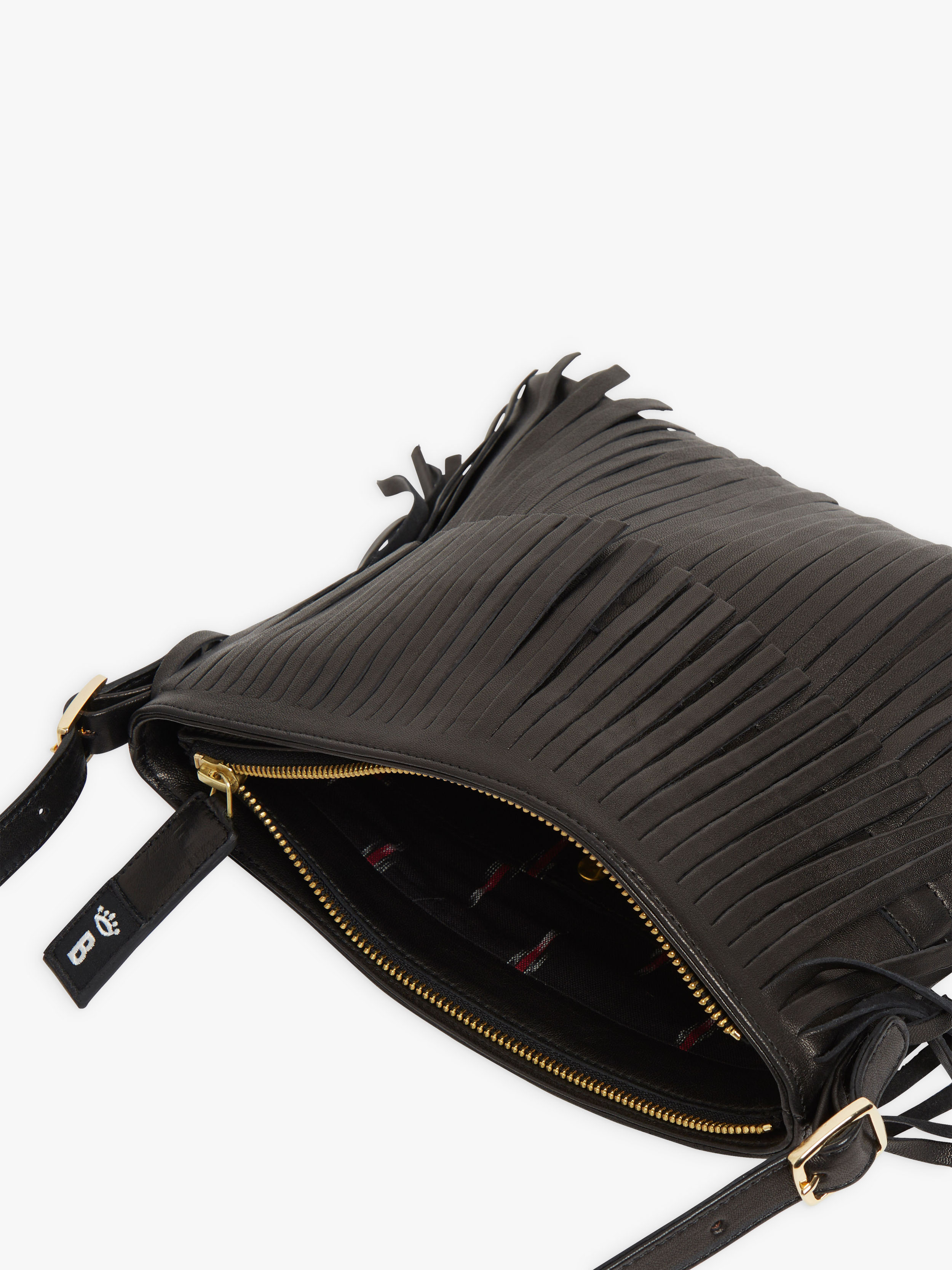 black leather Carmen shopper image number 4