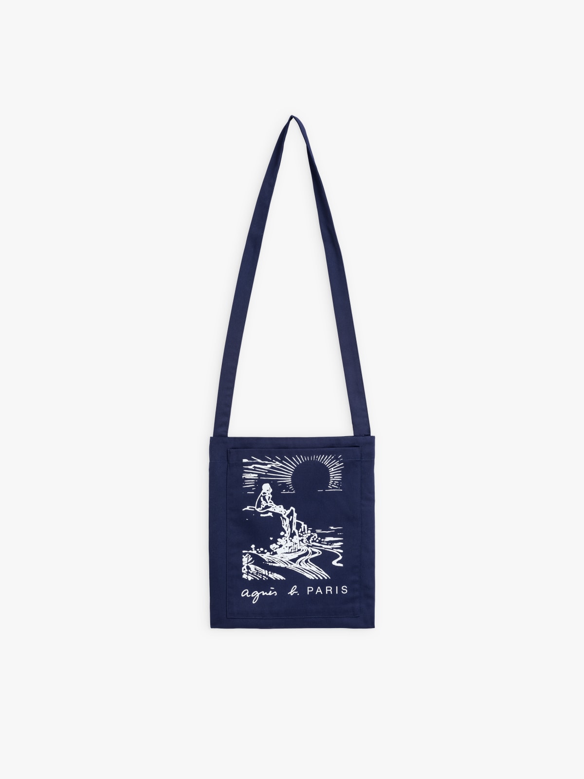 tote bag soleil bleu