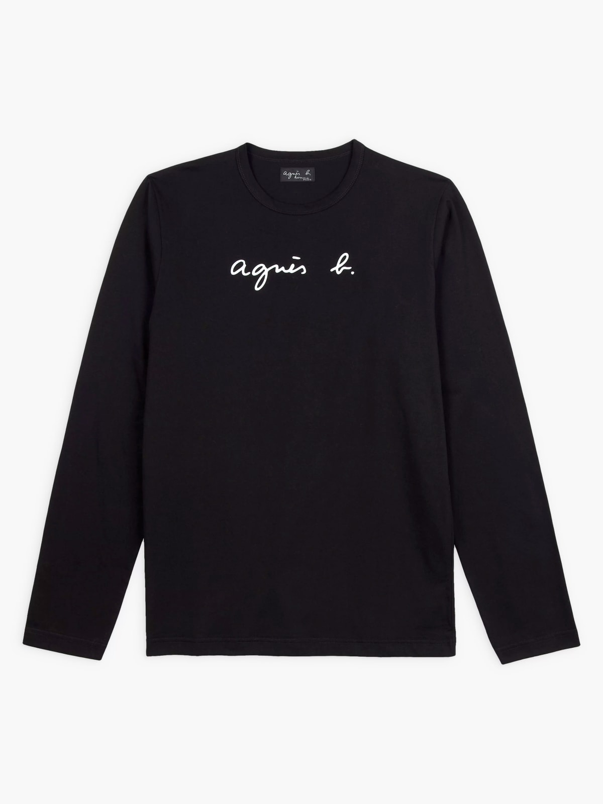 black long sleeves Coulos "agnès" b. t-shirt