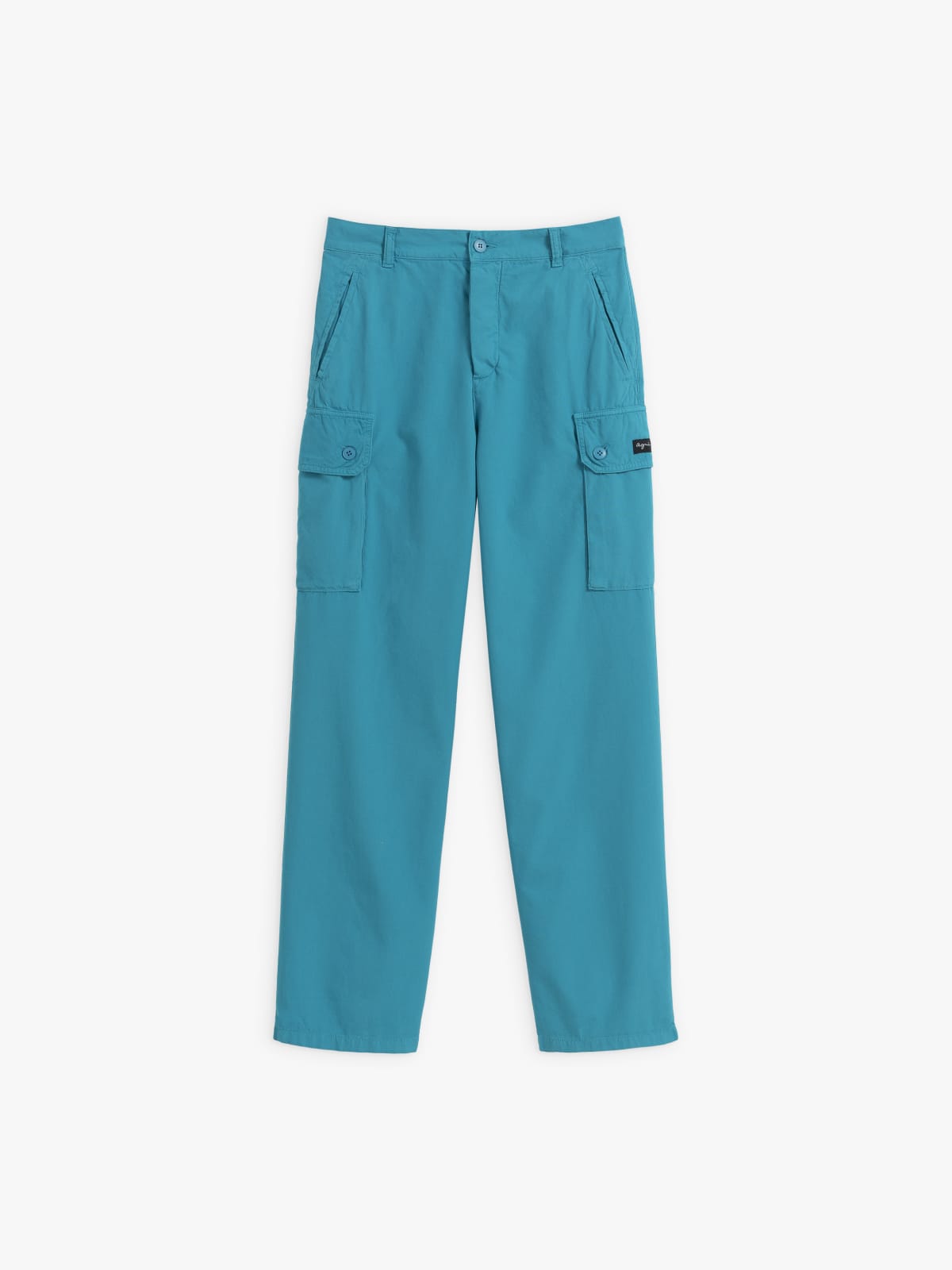 pantalon Treillis en toile de coton bleu