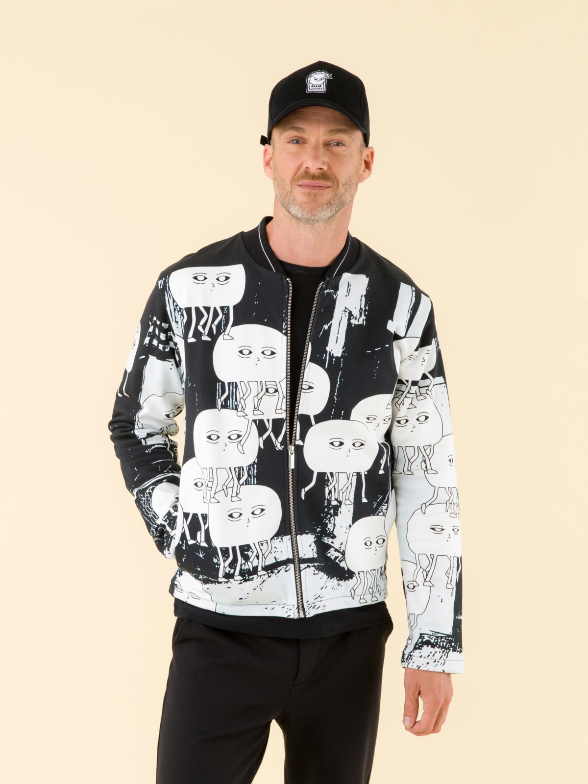 BIG GATHER PAPA JACKET グレー Paa Big Rig Jacket Two Salt + Pepper – Neighbour