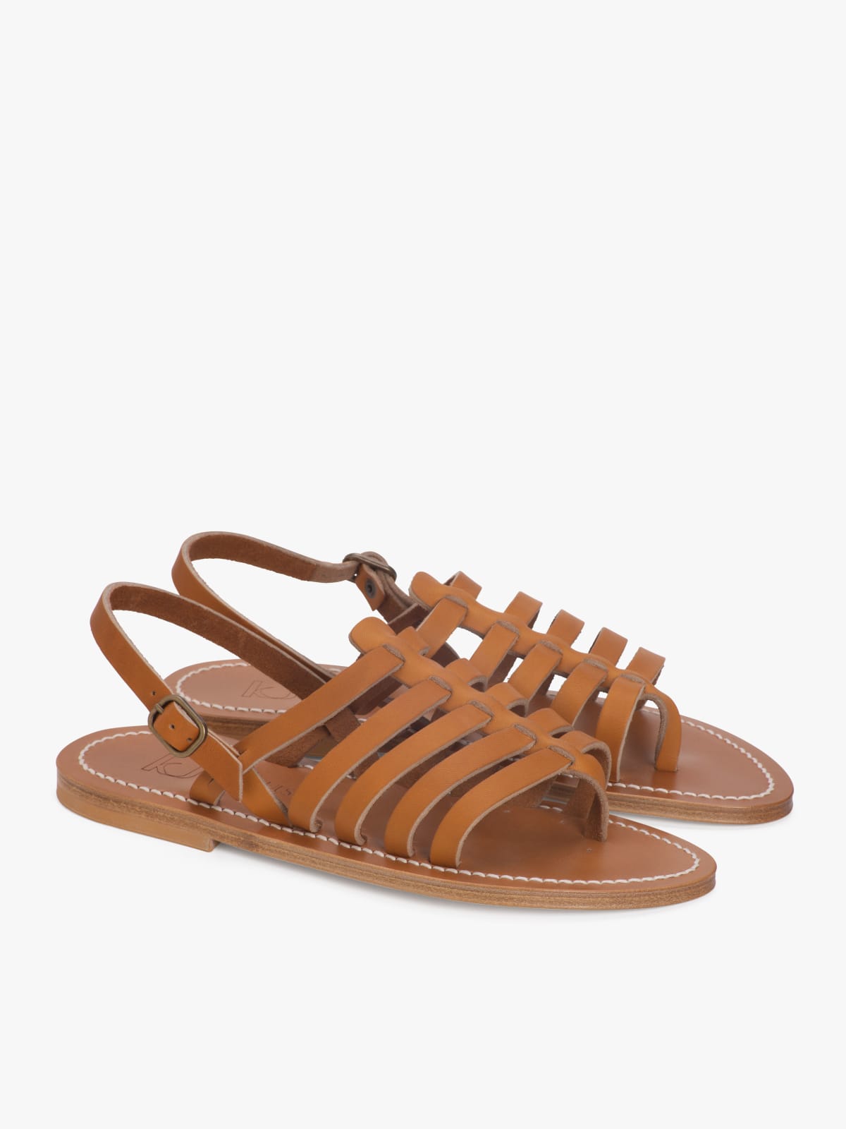 brown leather Homère sandals K. Jacques