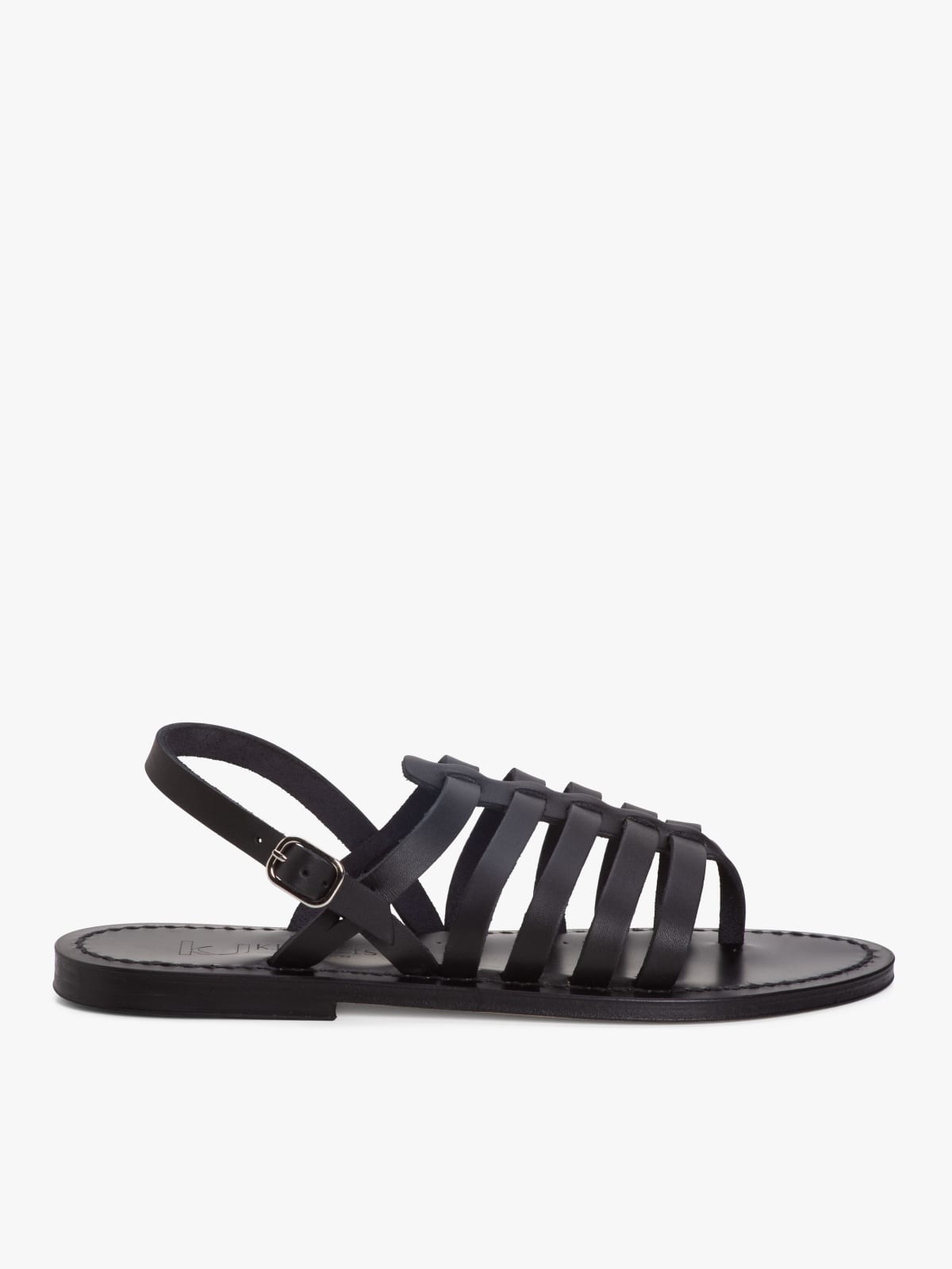 black leather Homère sandals K. Jacques