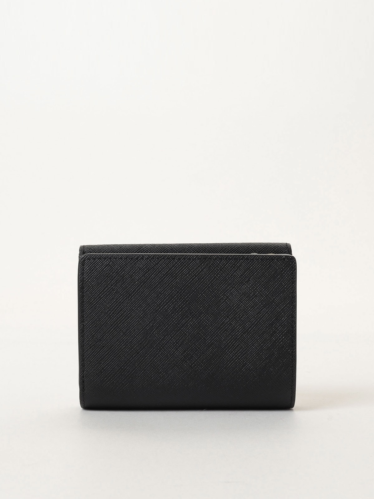 black folding leather wallet