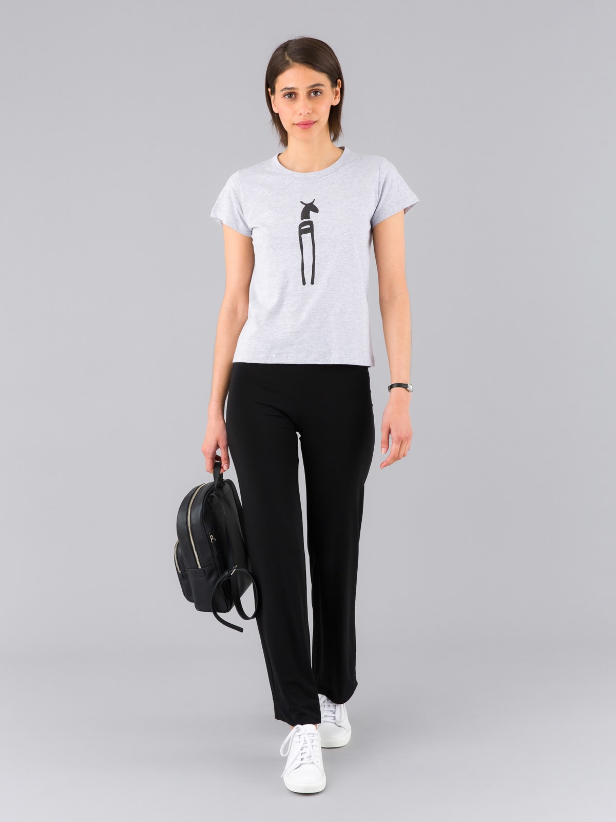 black jersey Filipo trousers