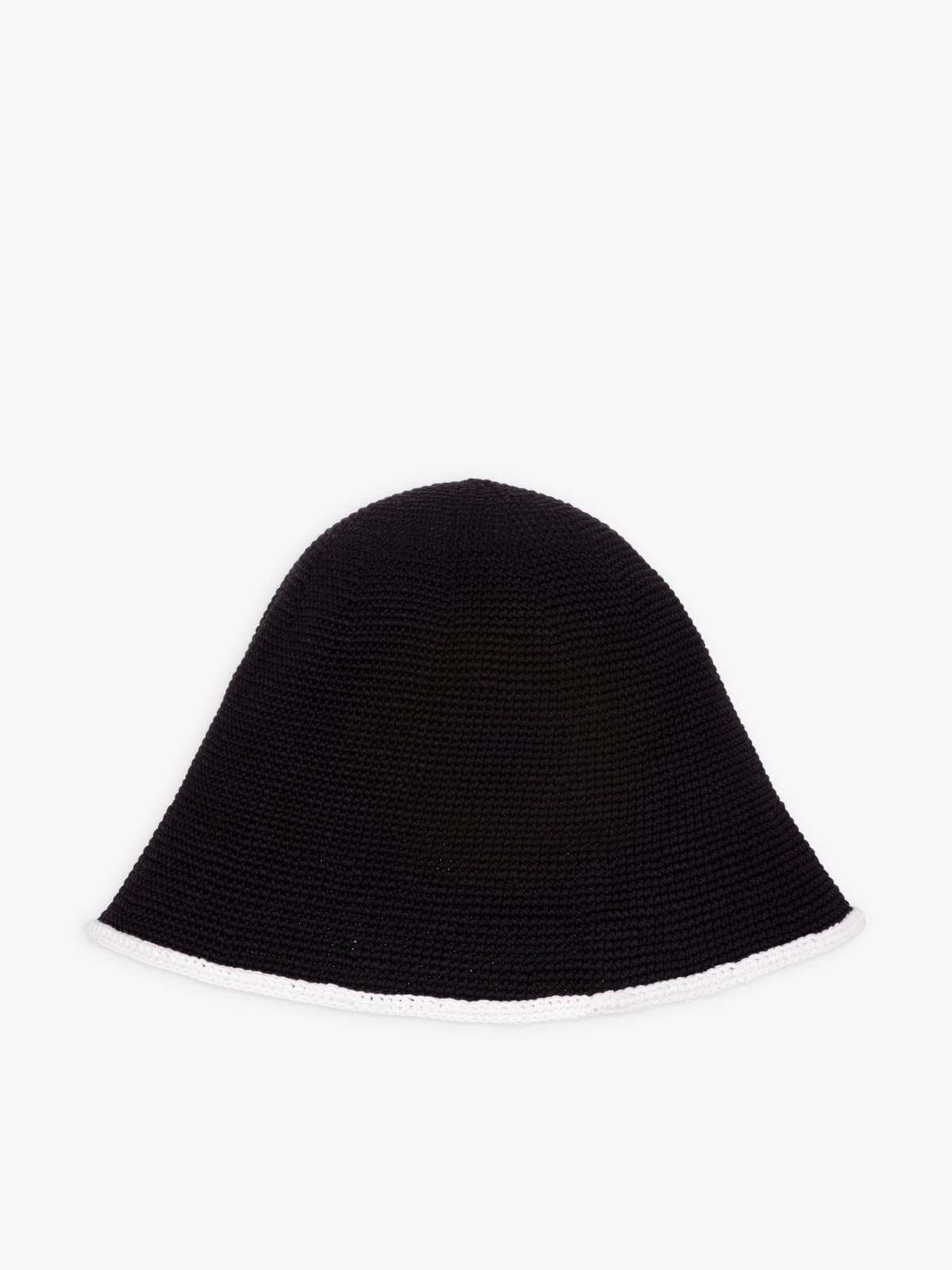 black cotton Ava hat