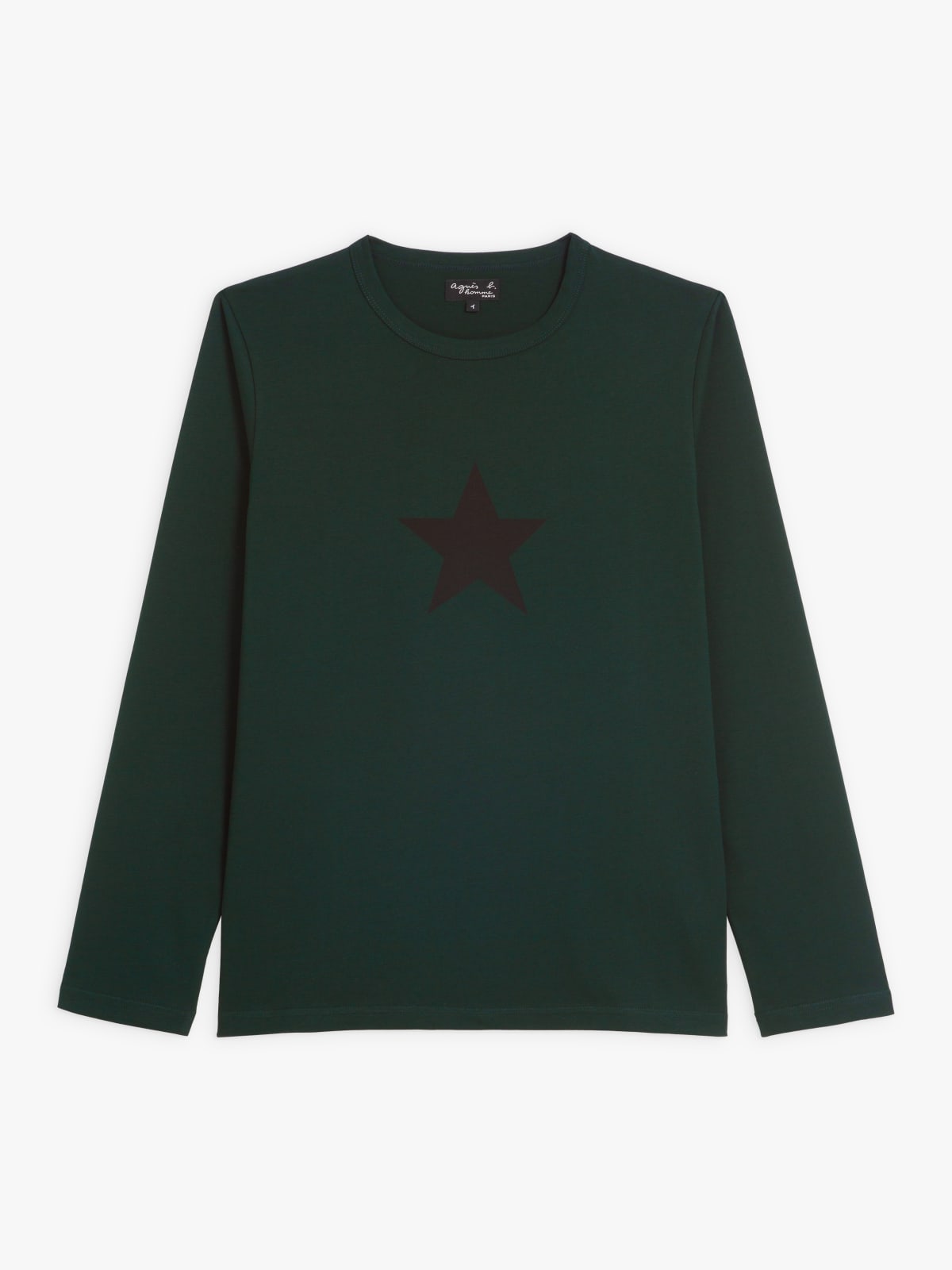fir green long sleeves Coulos star t-shirt